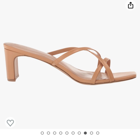 The Drop Amelie Strappy Square Toe Heeled Sandal - Picture 5 of 6